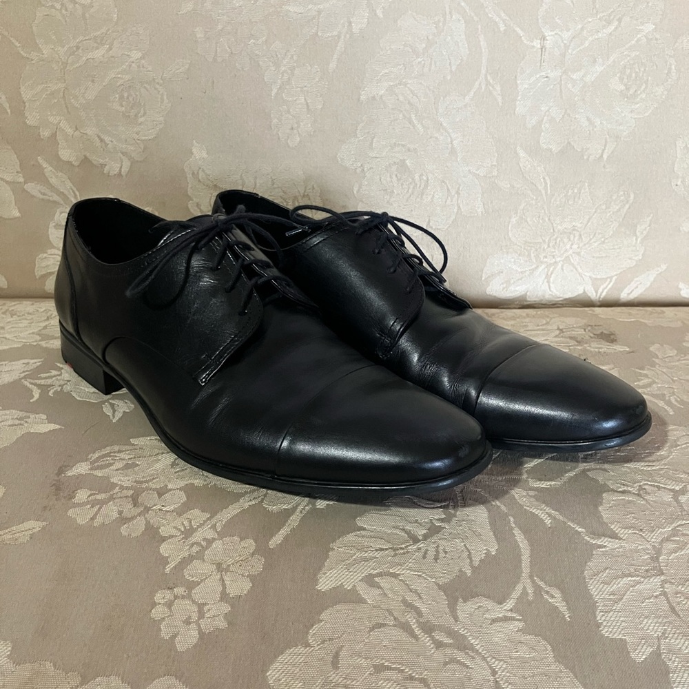 Oktant by Lloyd Black Leather Oxfords